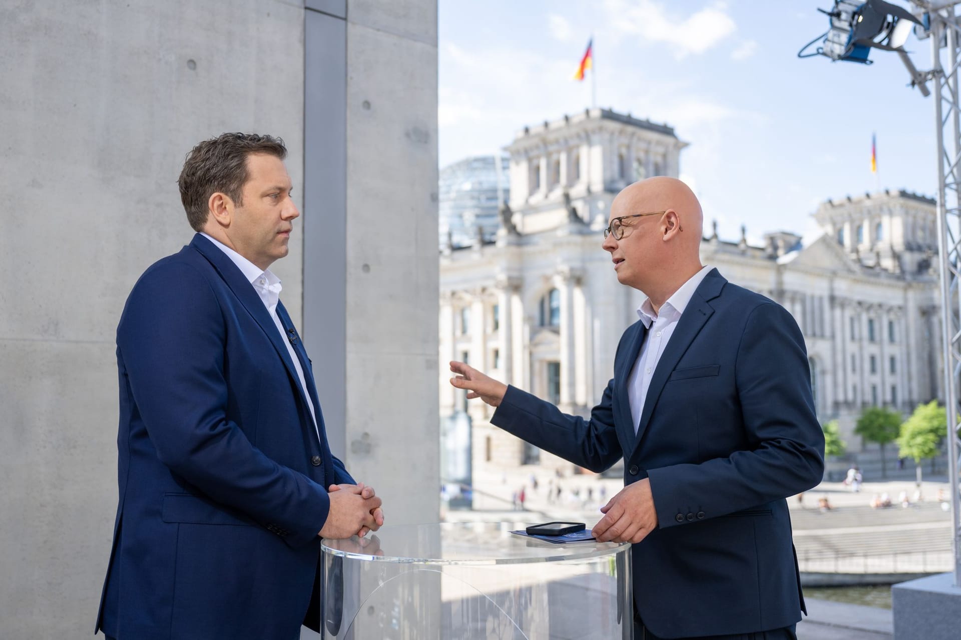 ARD-Sommerinterview mit SPD-Parteichef