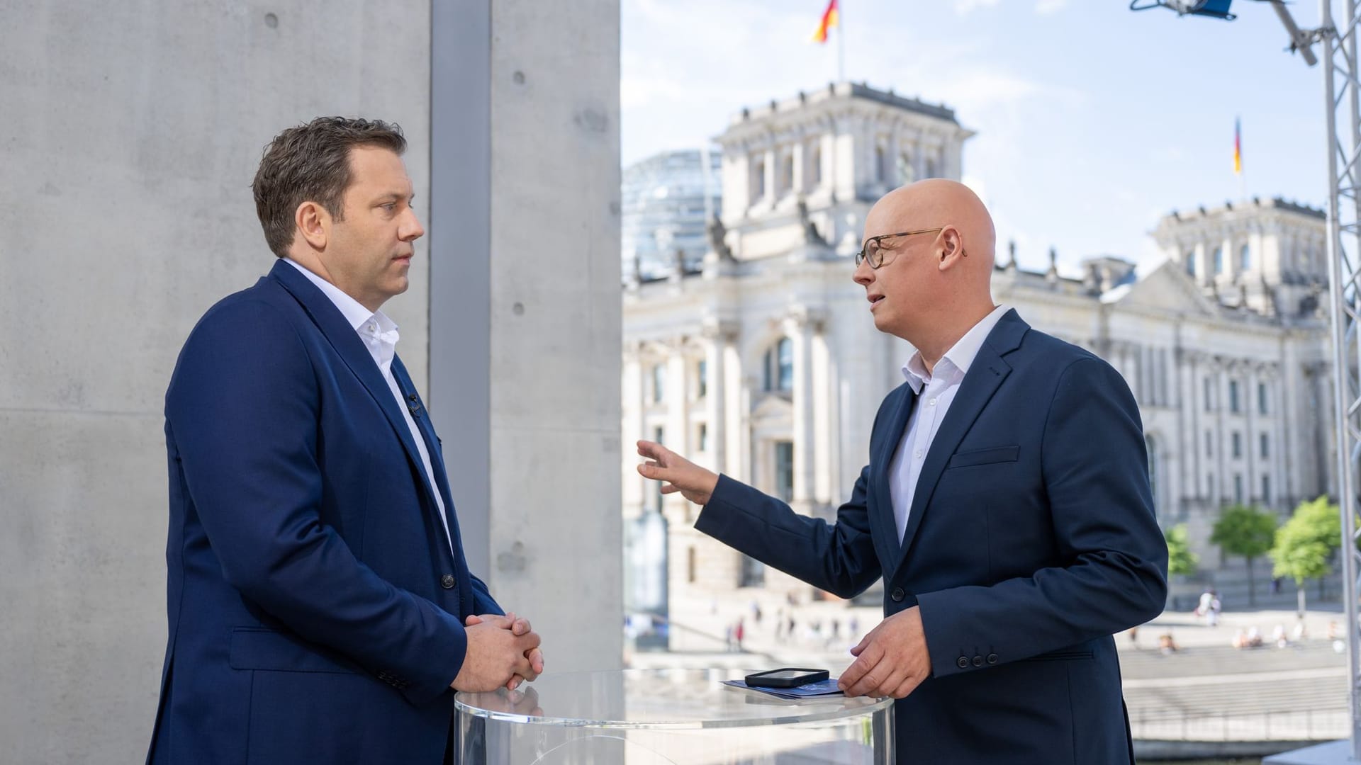 ARD-Sommerinterview mit SPD-Parteichef