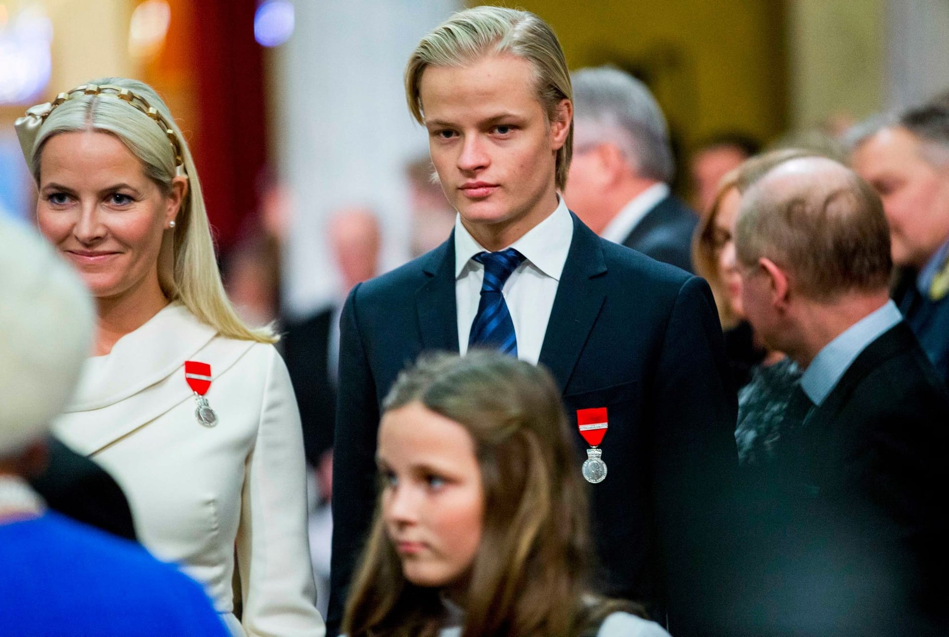 Mette-Marit und Marius Borg Høiby: Der 27-Jährige stammt aus einer früheren Beziehung der Kronprinzessin.