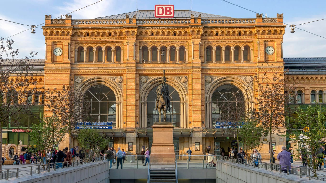 Der Hauptbahnhof Hannover (Archivbild): In einer Kriminalstatistik liegt der Ort vorne.