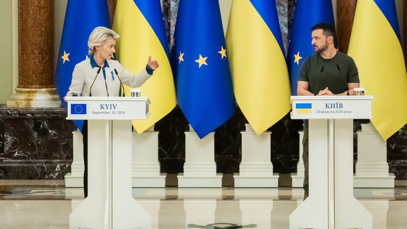 EU-Kommissionspräsidentin von der Leyen in der Ukraine