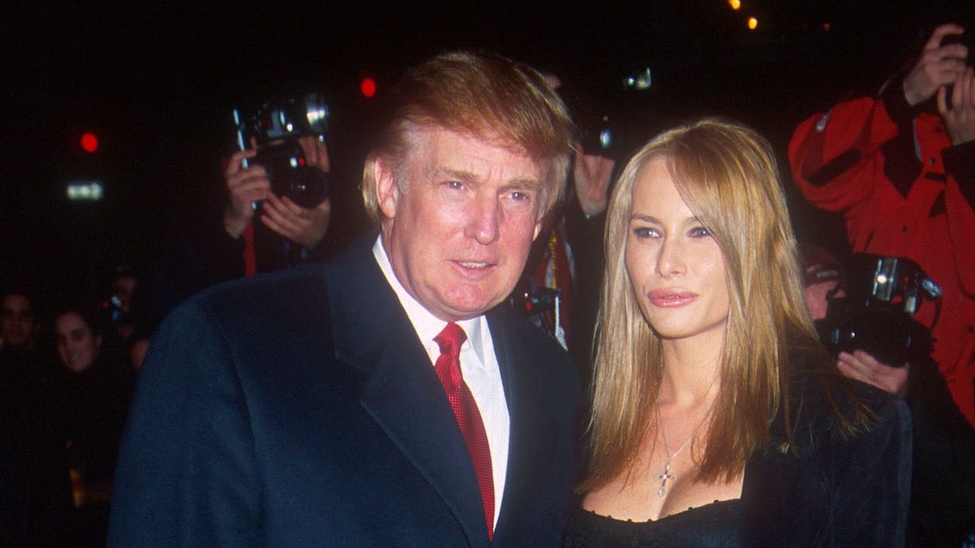 Donald und Melania Trump im Jahr 2000