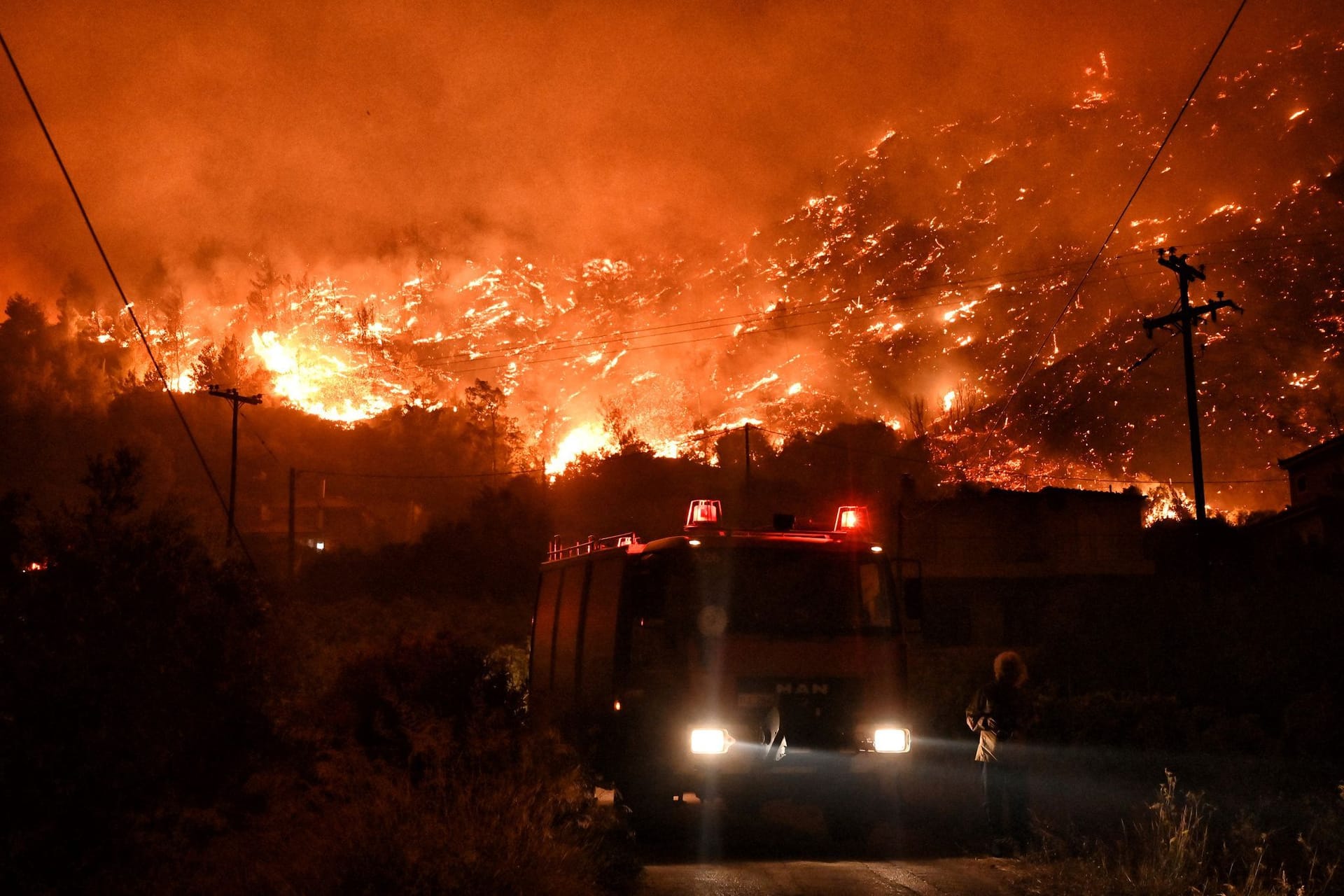 Waldbrand in Griechenland