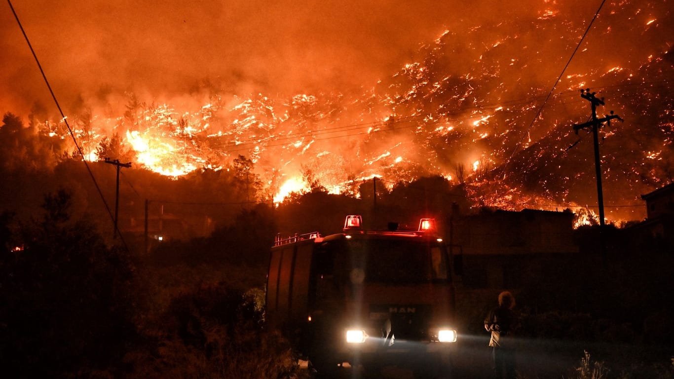 Waldbrand in Griechenland