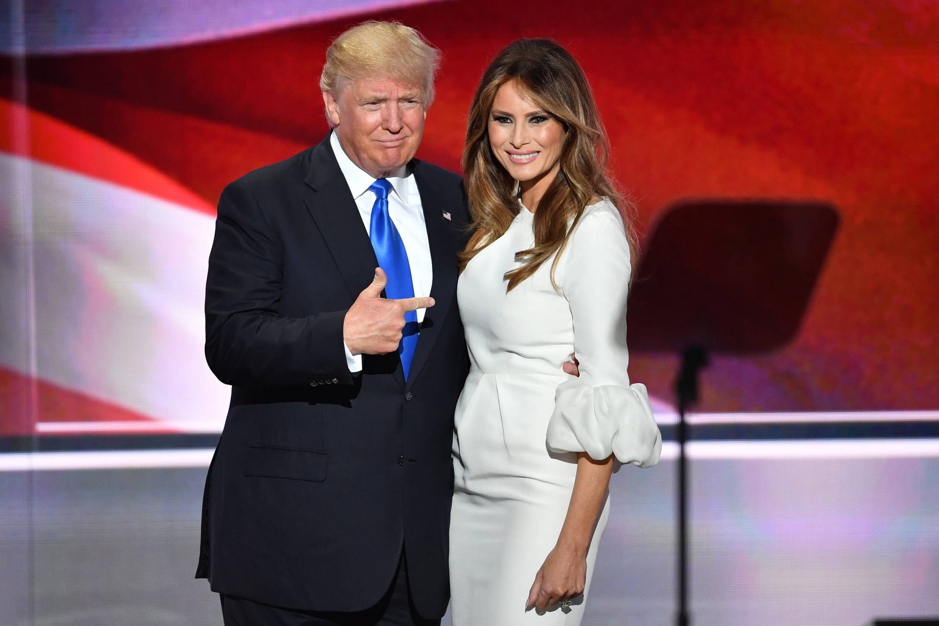 Donald Trump und seine Frau Melania.