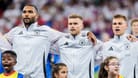 Jonathan Tah, Maximilian Mittelstädt und Joshua Kimmich (v. l. n. r.): Die Profis sind aktuell mit der deutschen Nationalmannschaft unterwegs.