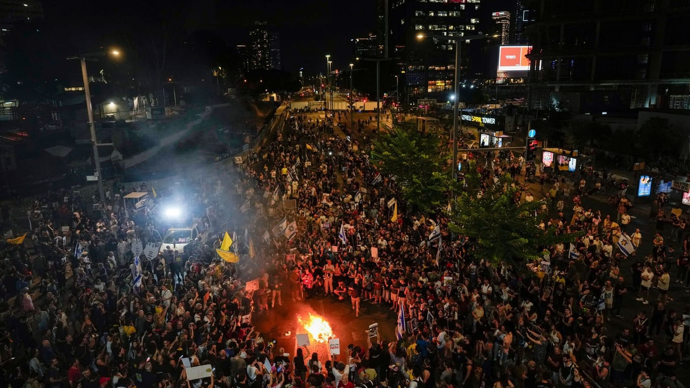 Nahostkonflikt - Protest in Tel Aviv