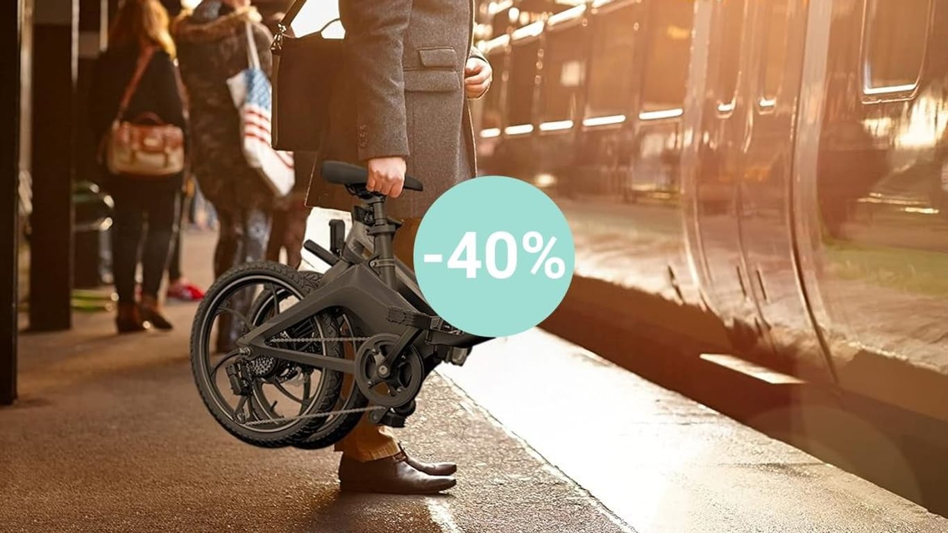 Elektrofahrrad im Aldi-Angebot: Das rekordgünstige E-Bike von Sachsenrad eignet sich ideal für Pendler.