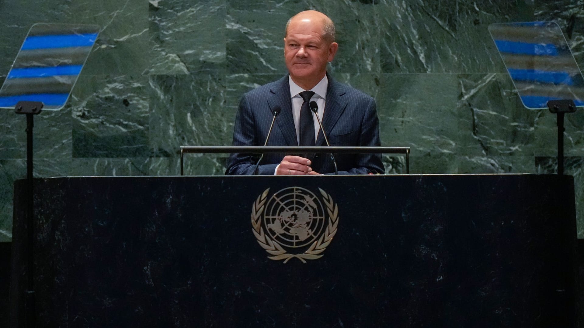 Kanzler Scholz bei UN-Zukunftsgipfel