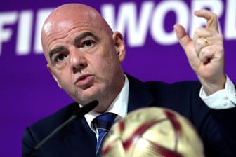 Fifa-Präsident Gianni Infantino: Die Kritik aus der Ukraine am Fußball-Weltverband ist groß.