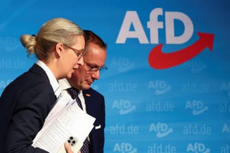 Alice Weidel und Tino Chrupalla: Die AfD ist an konstruktiven Lösungen gar nicht interessiert, sagt Daniel Mullis.