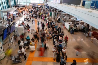 Flughafen Fiumicino bei Rom