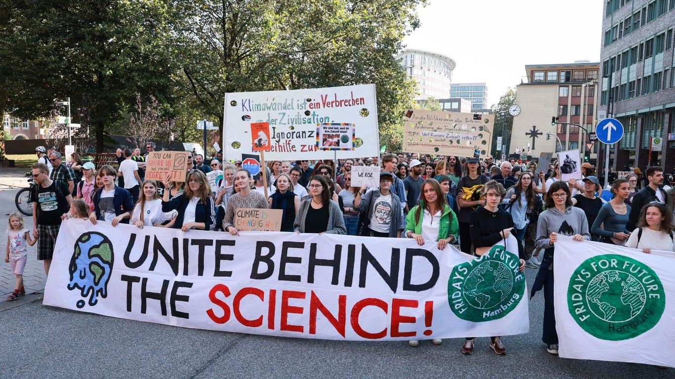 Aufruf zum Klimastreik von Fridays for Future - Hamburg