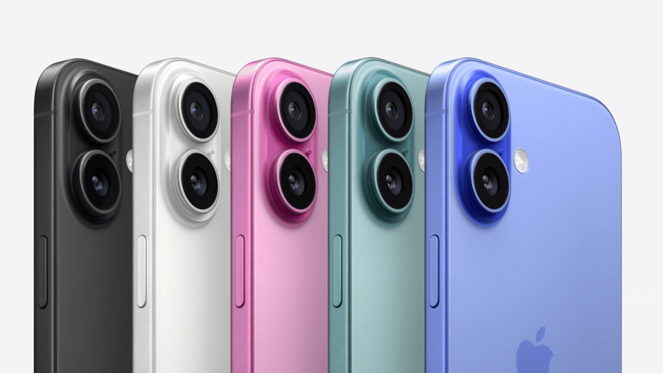 Alle Farben des iPhone 16