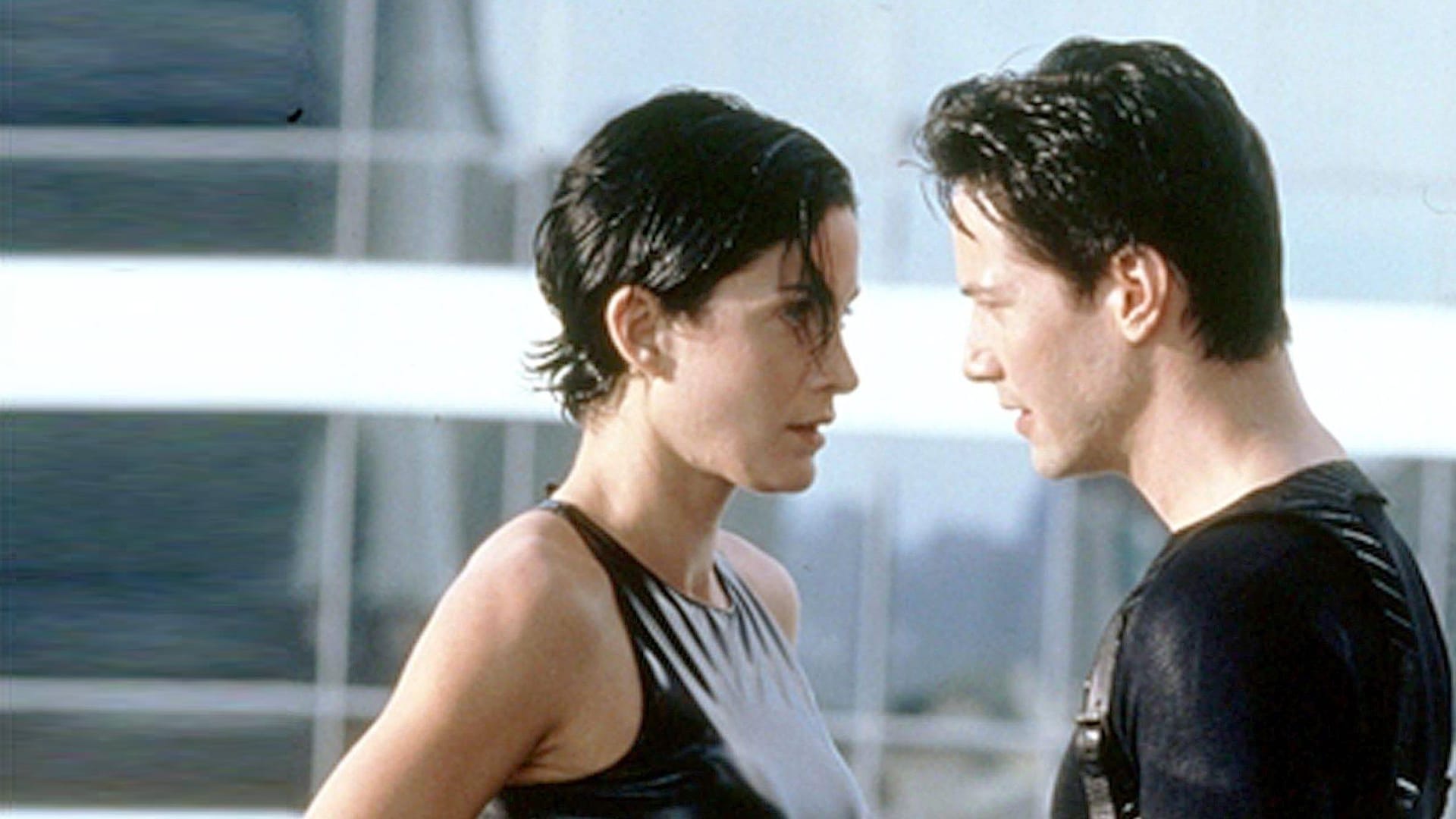 Keanu Reeves und Carrie-Anne Moss: Sie spielen die Hauptrollen in "Matrix".