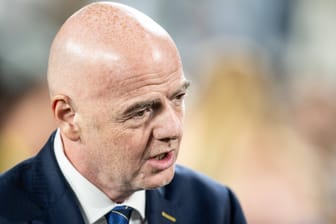 Fifa-Präsident Gianni Infantino: Die Kritik aus der Ukraine am Fußball-Weltverband ist groß.