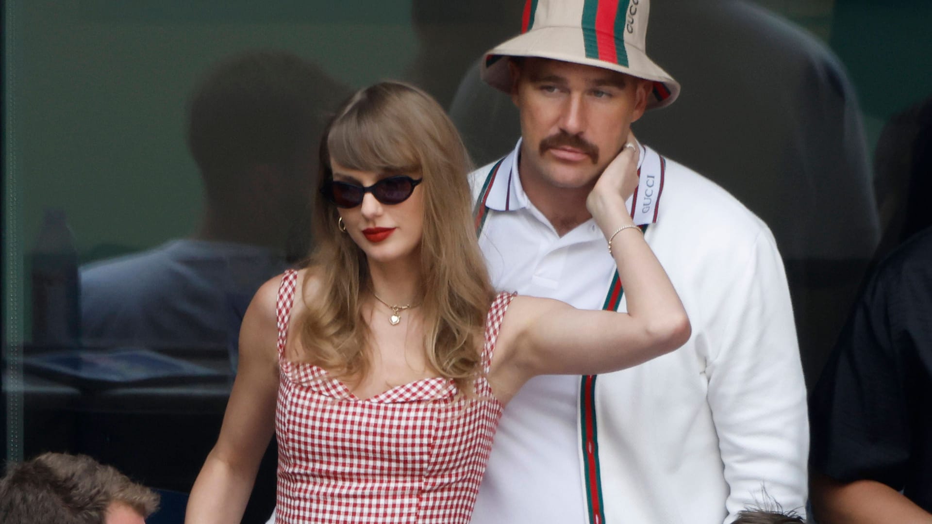 Taylor Swift und Travis Kelce beim US-Open-Finale der Männer.