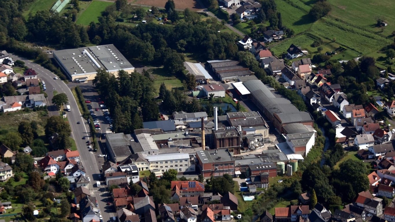 Eine vom Unternehmen SPO veröffentlichte Luftaufnahme zeigt die Produktionsstätte in der Wetterau.