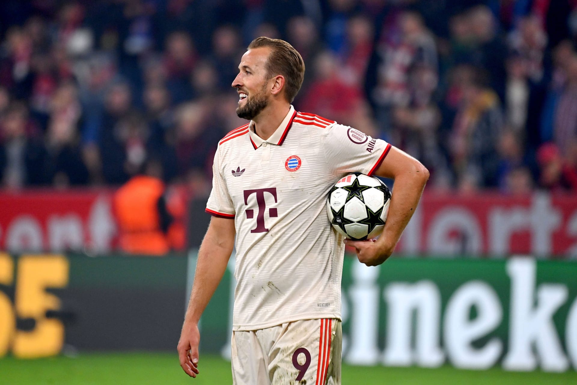 Harry Kane: Mit vier Toren war er beim 9:2 des FC Bayern gegen Dinamo Zagreb der Matchwinner. Harry Kane: Mit vier Toren war er beim 9:2 des FC Bayern gegen Dinamo Zagreb der Matchwinner.