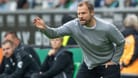 Bo Svensson beim Spiel in Gladbach: Der Union-Trainer musste eine späte Niederlage hinnehmen.