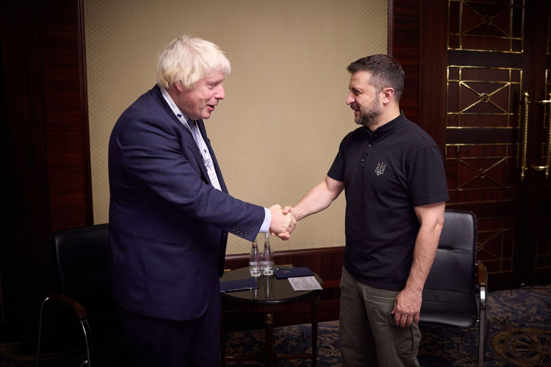 Ukraine-Krieg - Boris Johnson bei Selenskyj