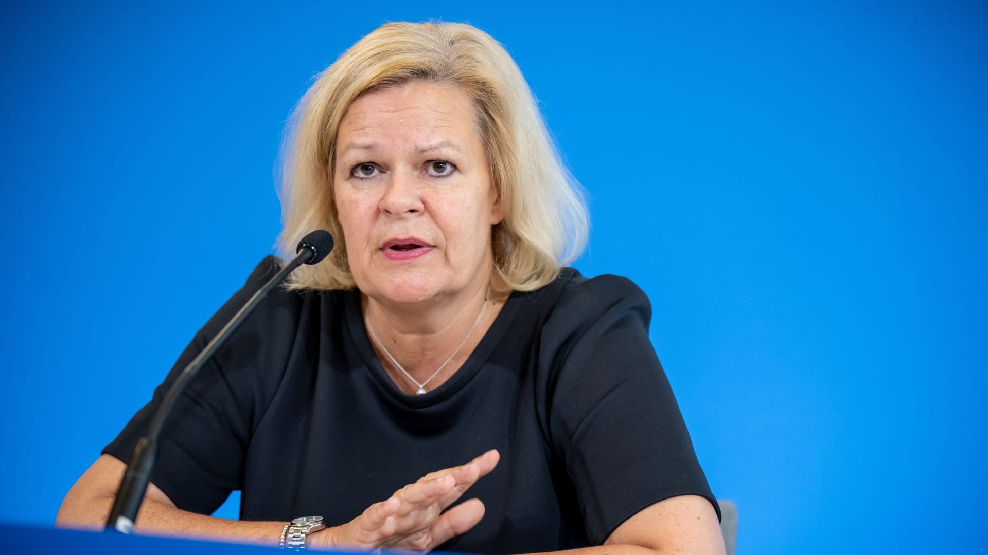 Innenministerin Faeser zu Grenzkontrollen