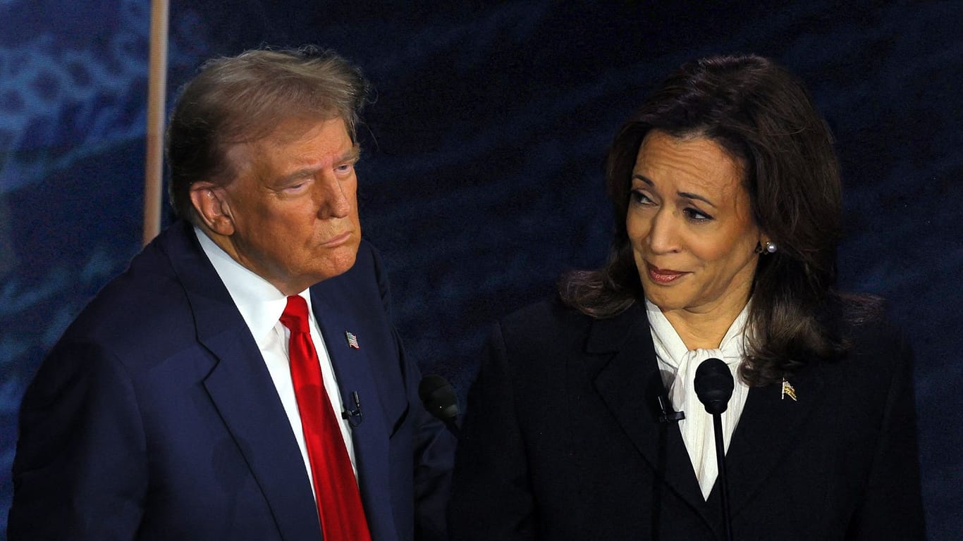 US-Wahl 2024: Donald Trump und Kamala Harris im TV-Duell.