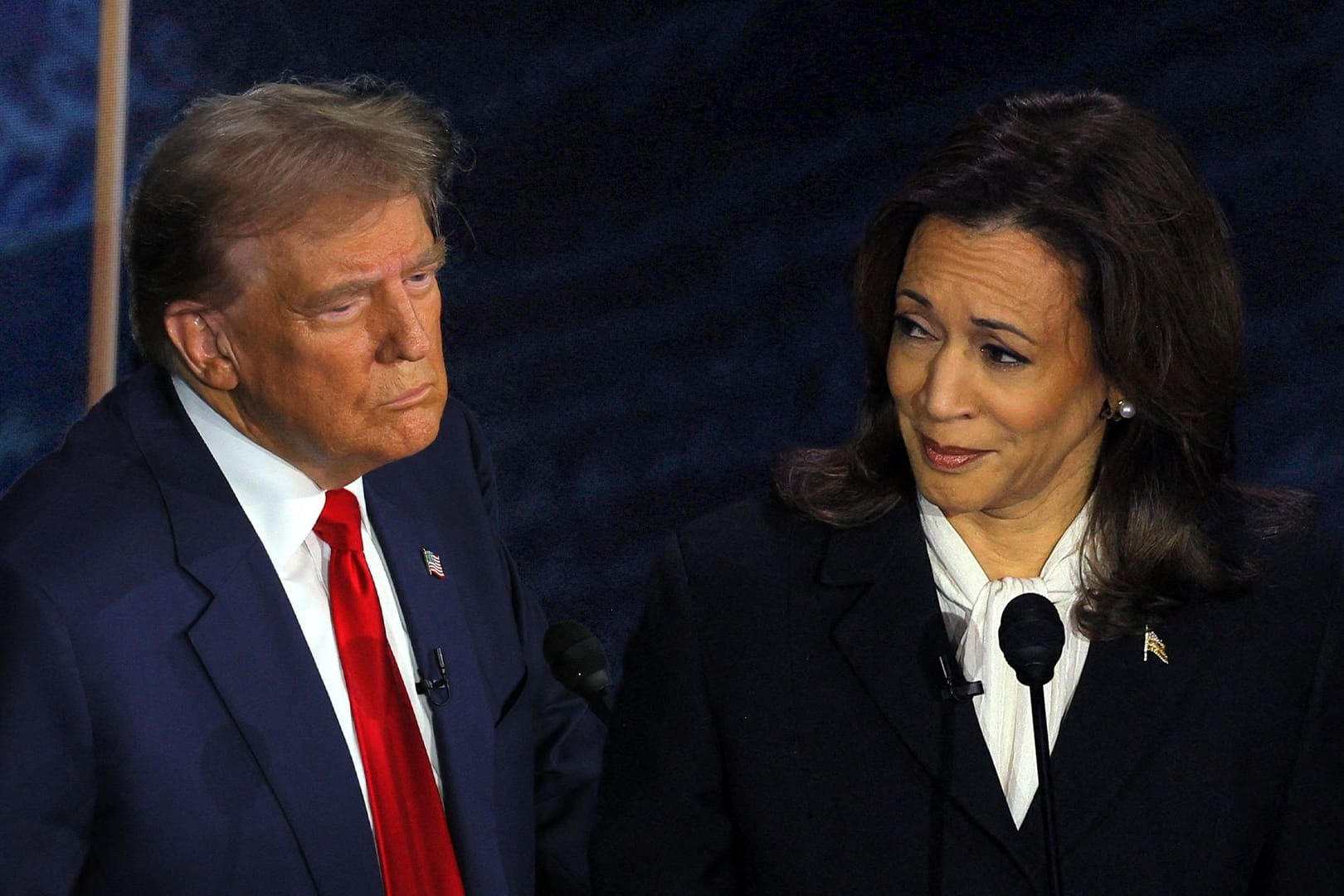 US-Wahl 2024: Donald Trump und Kamala Harris im TV-Duell.