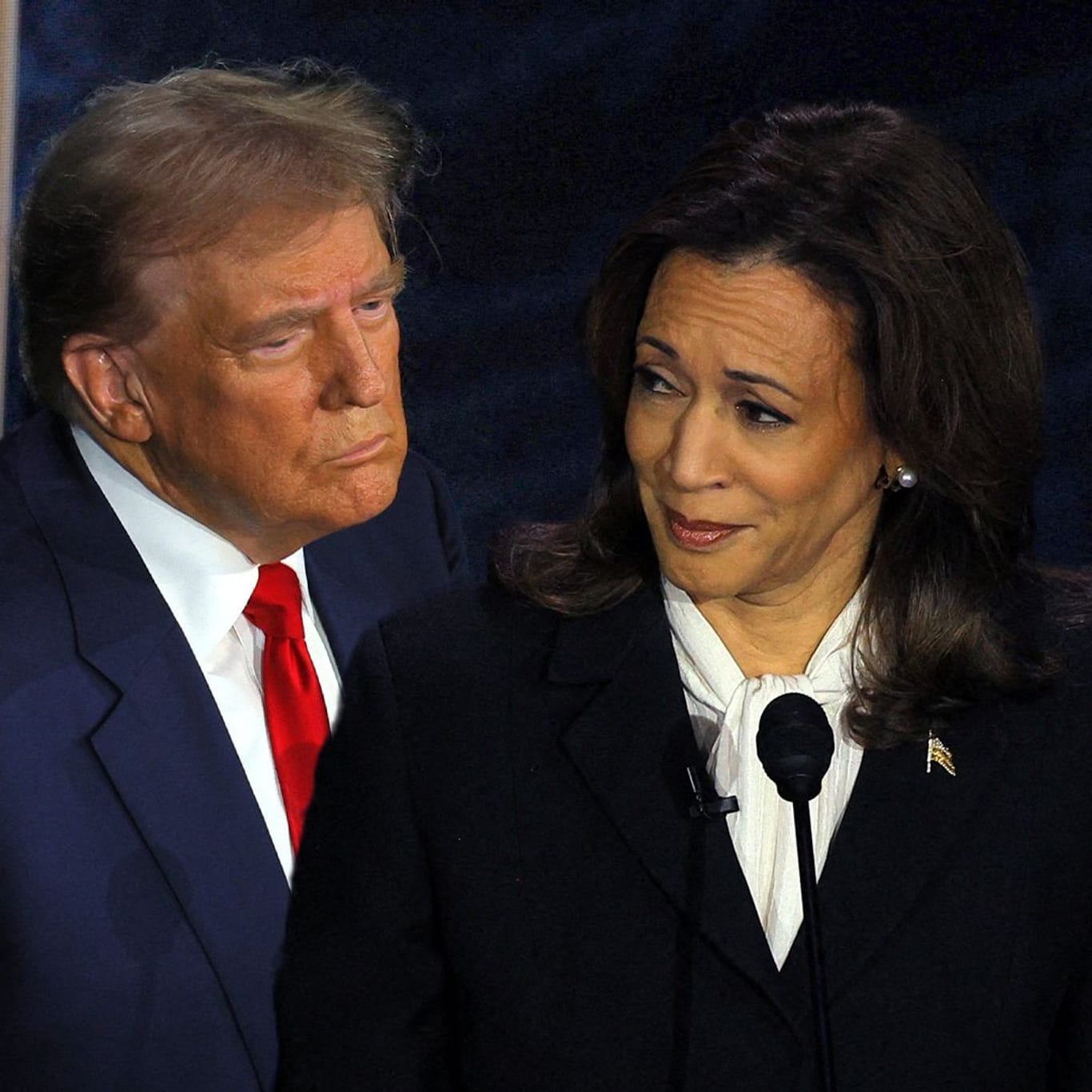 US-Wahl 2024: Donald Trump und Kamala Harris im TV-Duell.