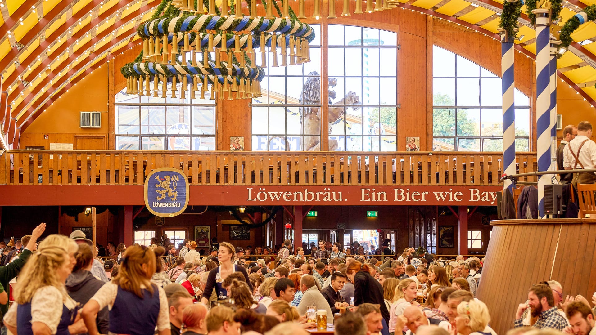 Festzelt auf der Wiesn im vergangenen Jahr. (Archivfoto)