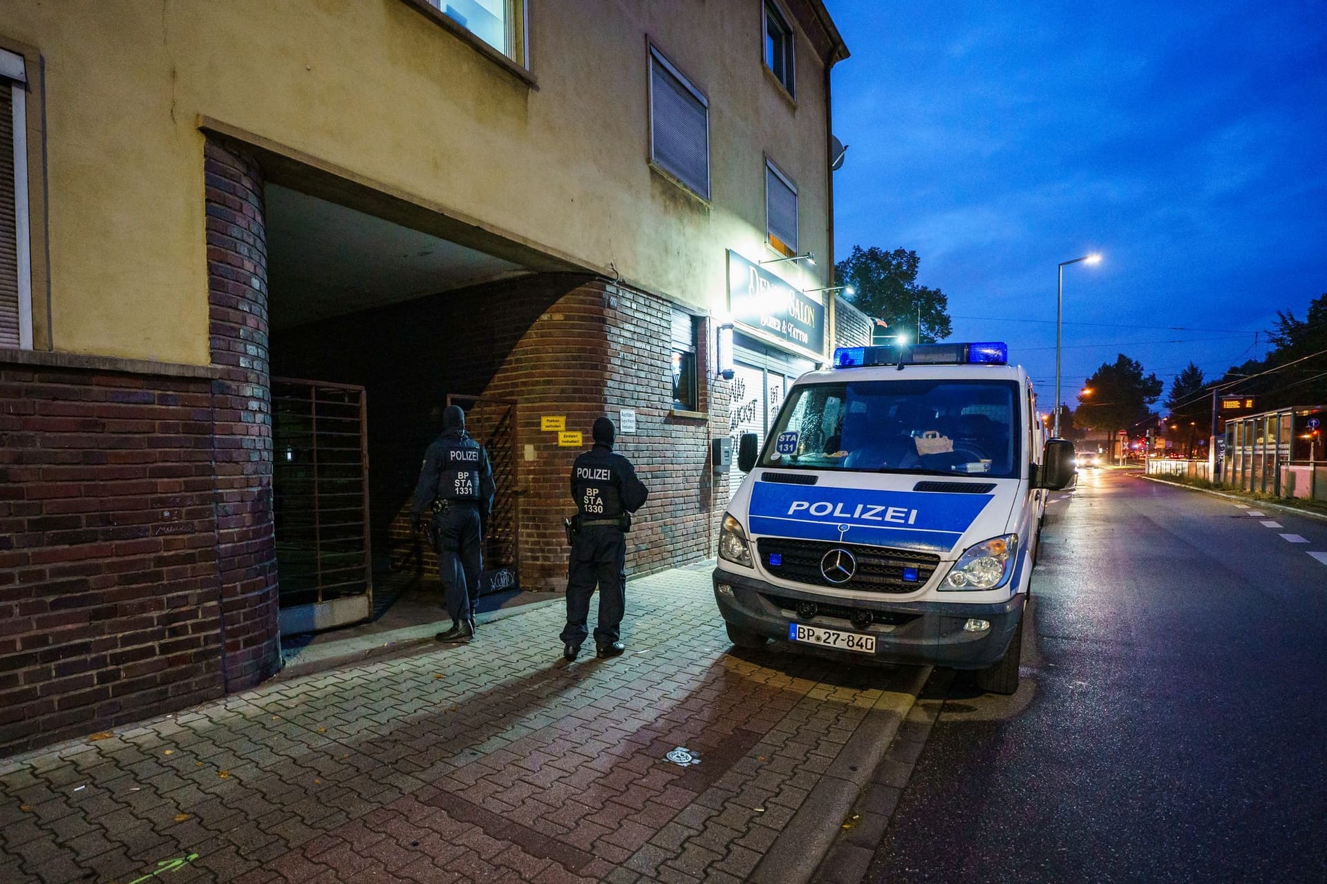 Razzia wegen Schleuserkriminalität.