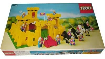 Das 375-2 Lego Schloss: Eines der berühmtesten Lego Sets der Geschichte aus den 70er Jahren.