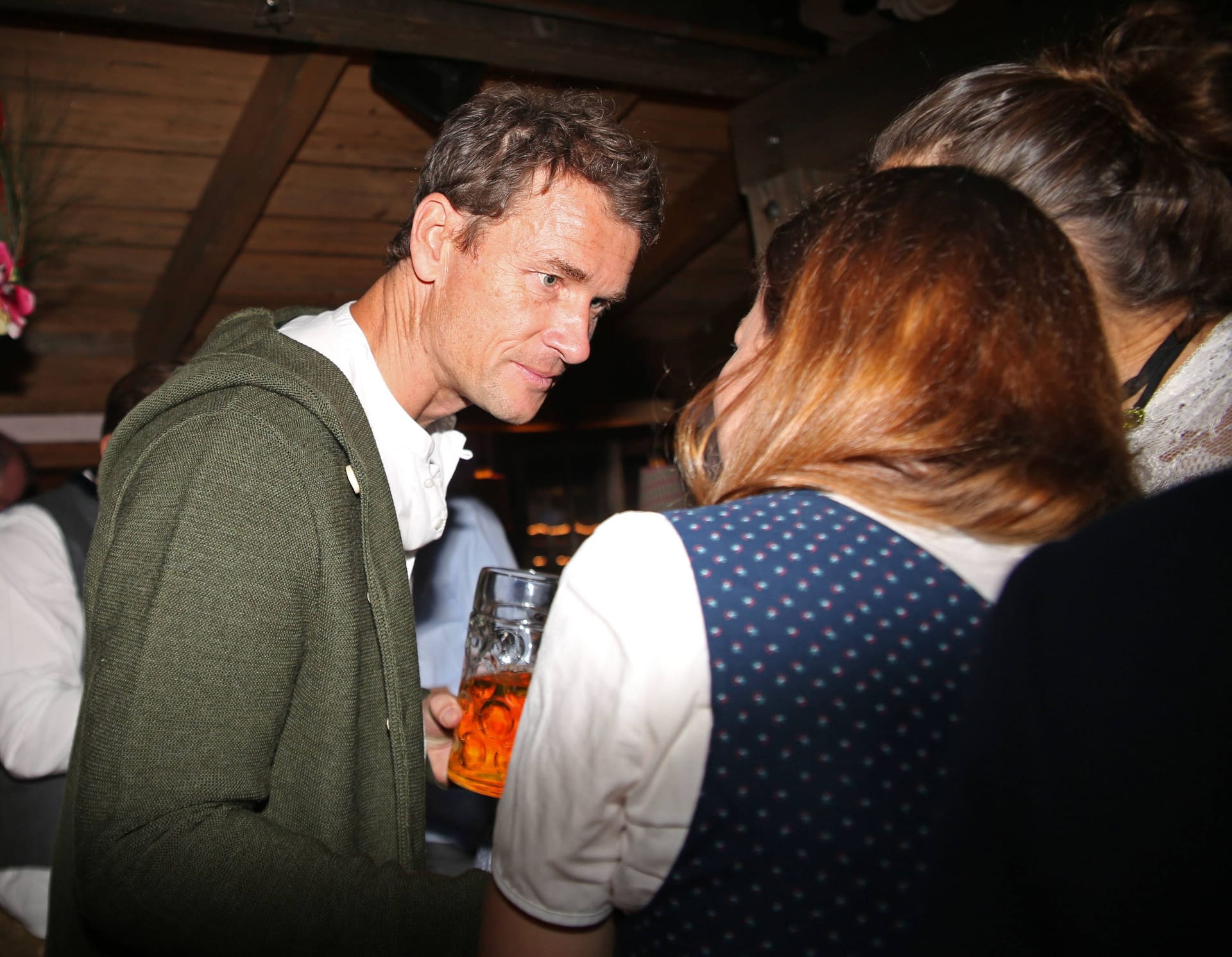 Jens Lehmann beim Oktoberfest (Archivfoto): Der Ex-Keeper wurde offenbar von der Polizei erwischt.