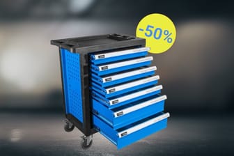 Sichern Sie sich den Werkstattwagen Premium GWSP 07 von Güde zum zweitbesten Preis bei Lidl.