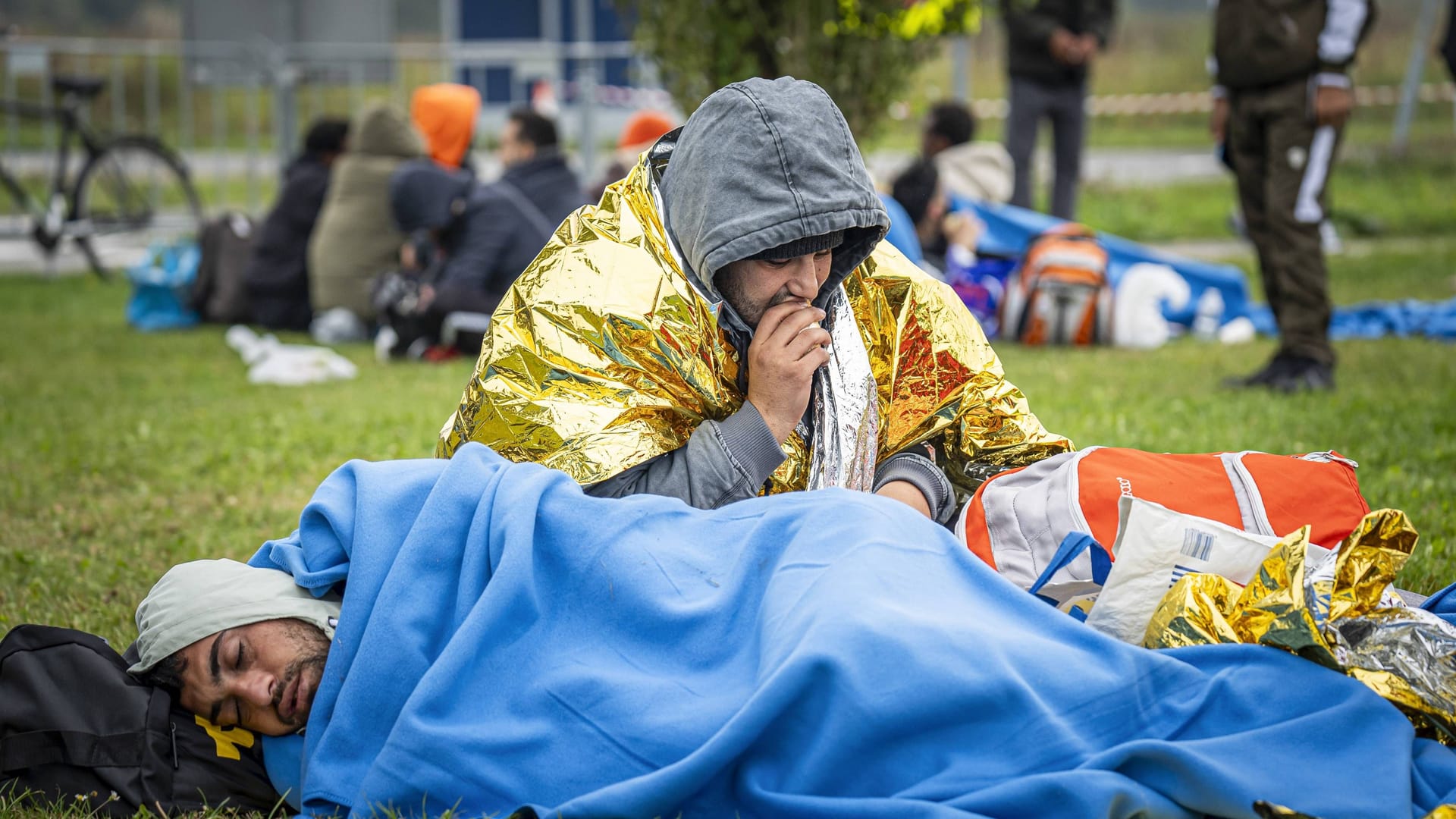 Asylsuchende in einer Erstaufnahmeaufrichtung in den Niederlanden (Archivbild).