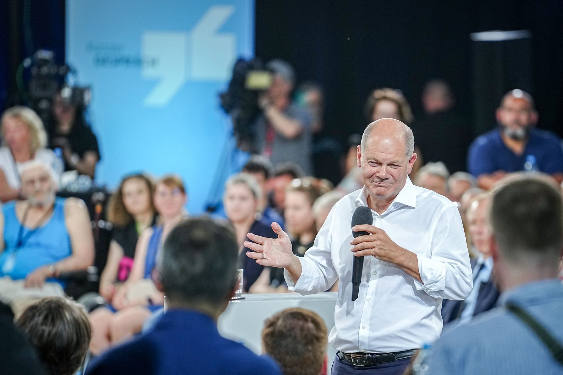 Bundeskanzler Scholz im Bürgergespräch