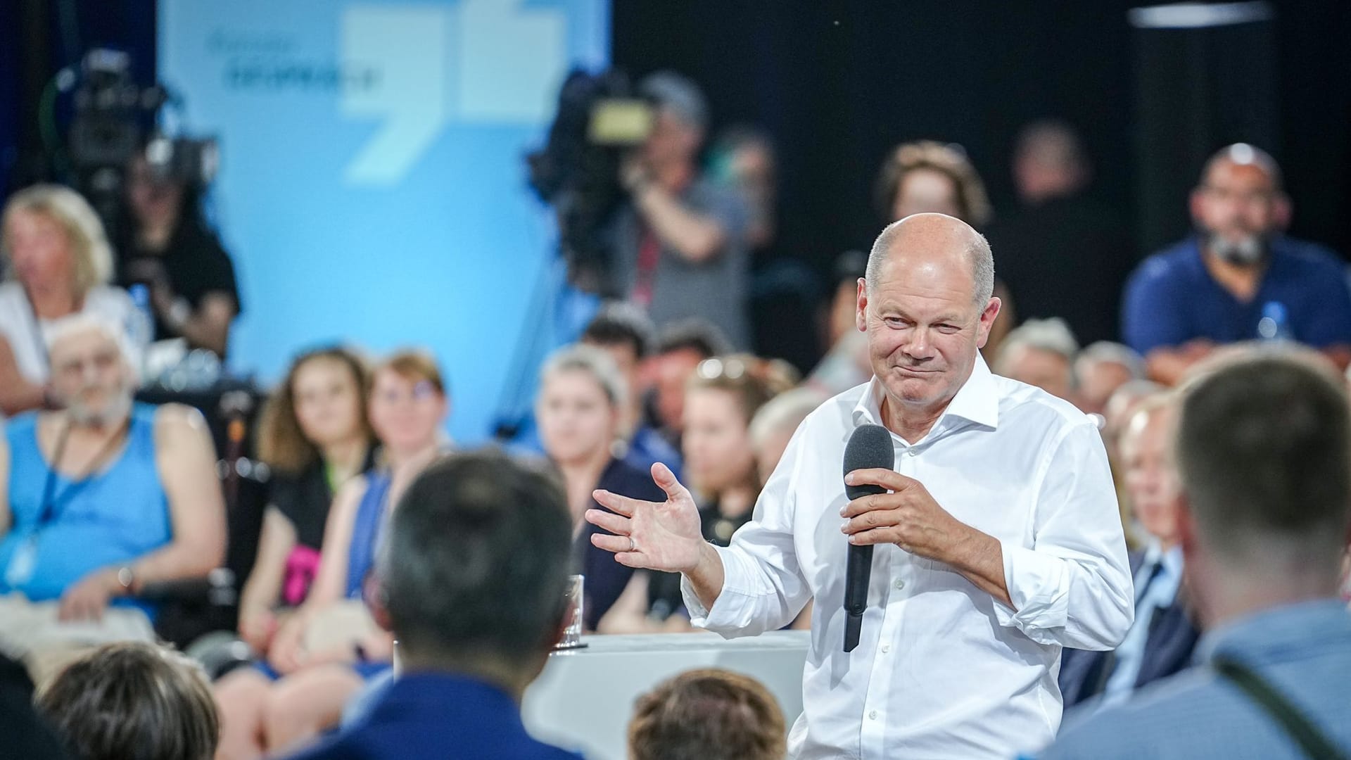 Bundeskanzler Scholz im Bürgergespräch