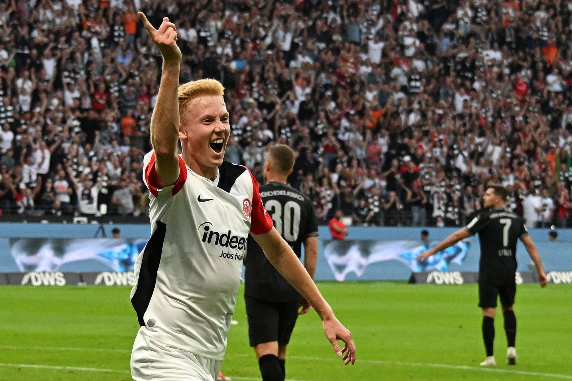 Hugo Larsson: Er brachte die Eintracht früh in Führung.