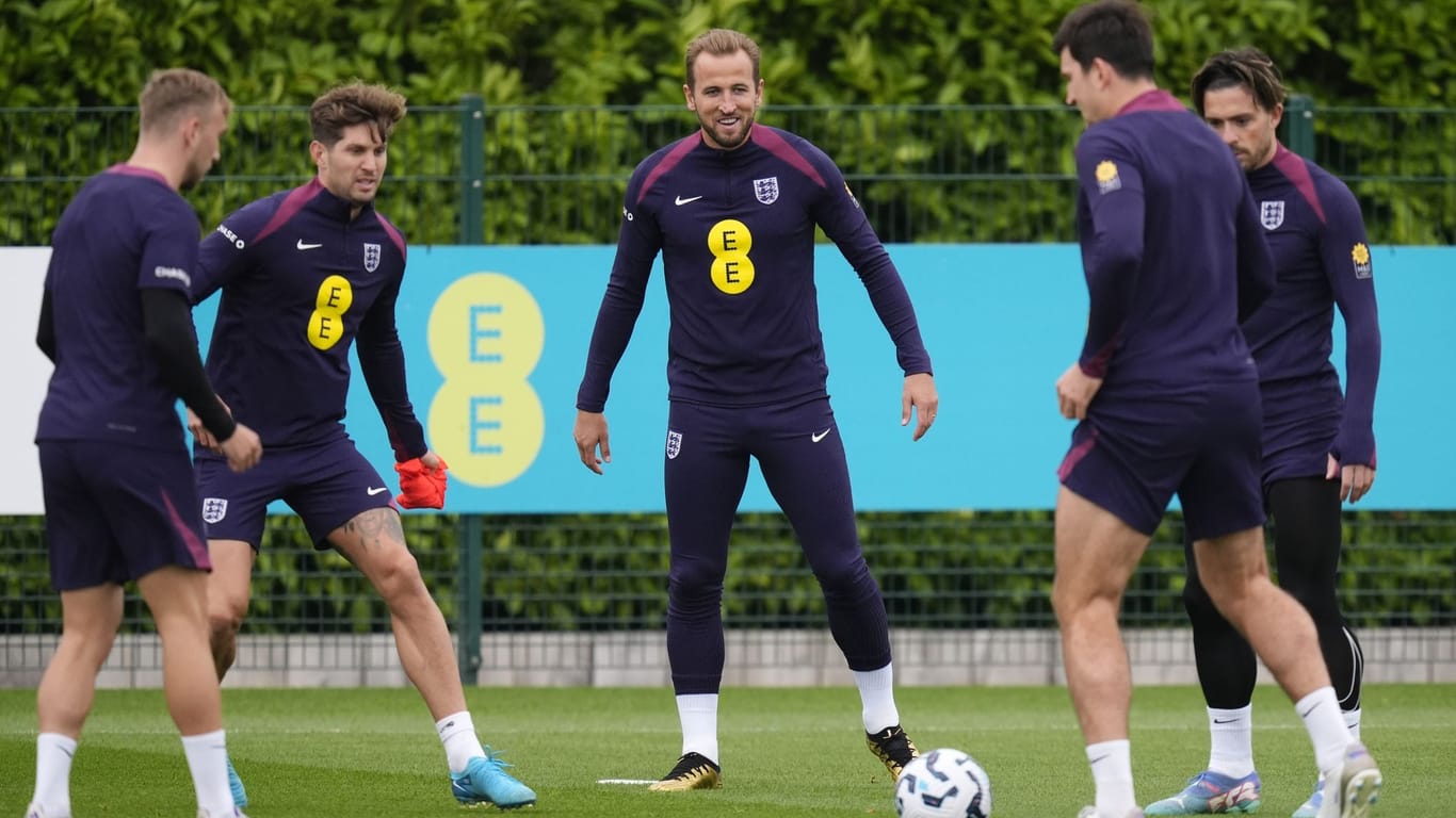 Englands Fußballnationalmannschaft -Training