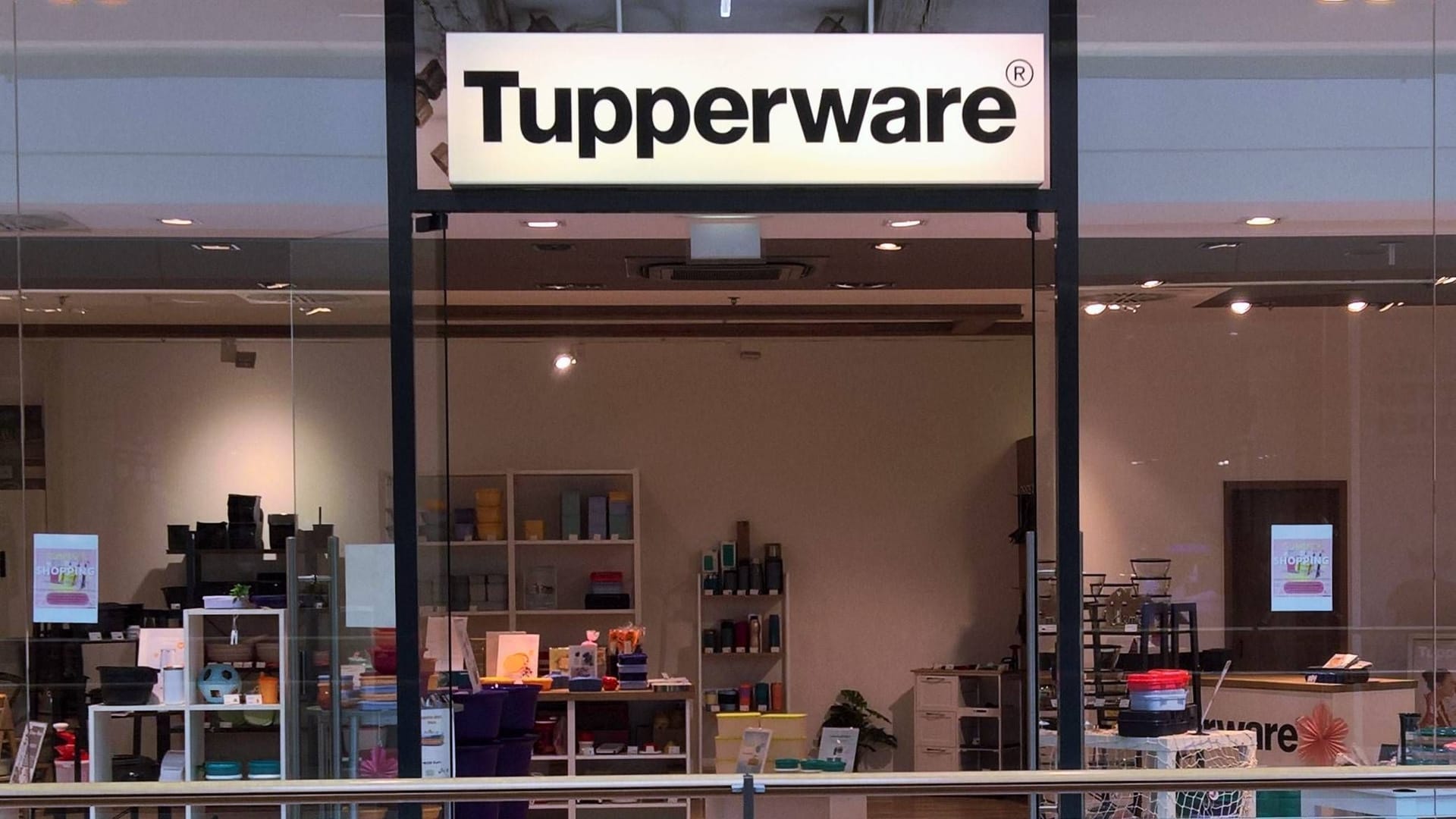 Ein Geschäft in Passau: Tupperware hatte eine große Produktpalette.