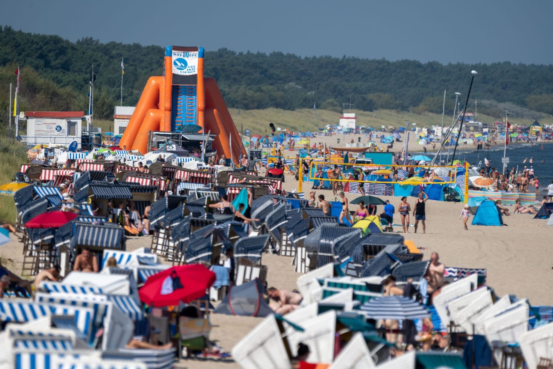 Sommerhitze in Deutschland - Insel Usedom