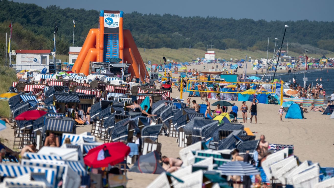 Sommerhitze in Deutschland - Insel Usedom