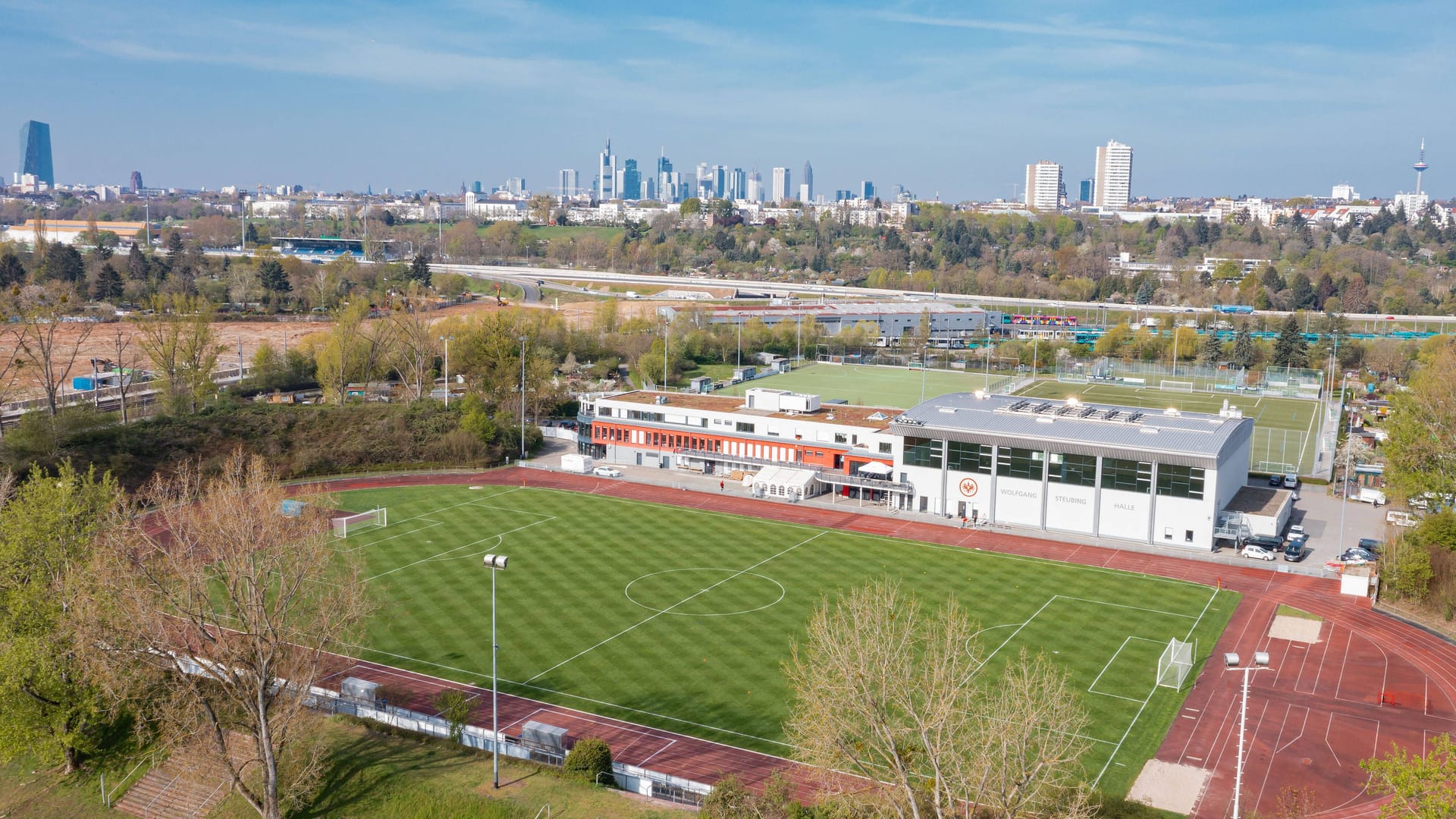 Das Leistungszentrum von Eintracht Frankfurt (Symbolfoto).