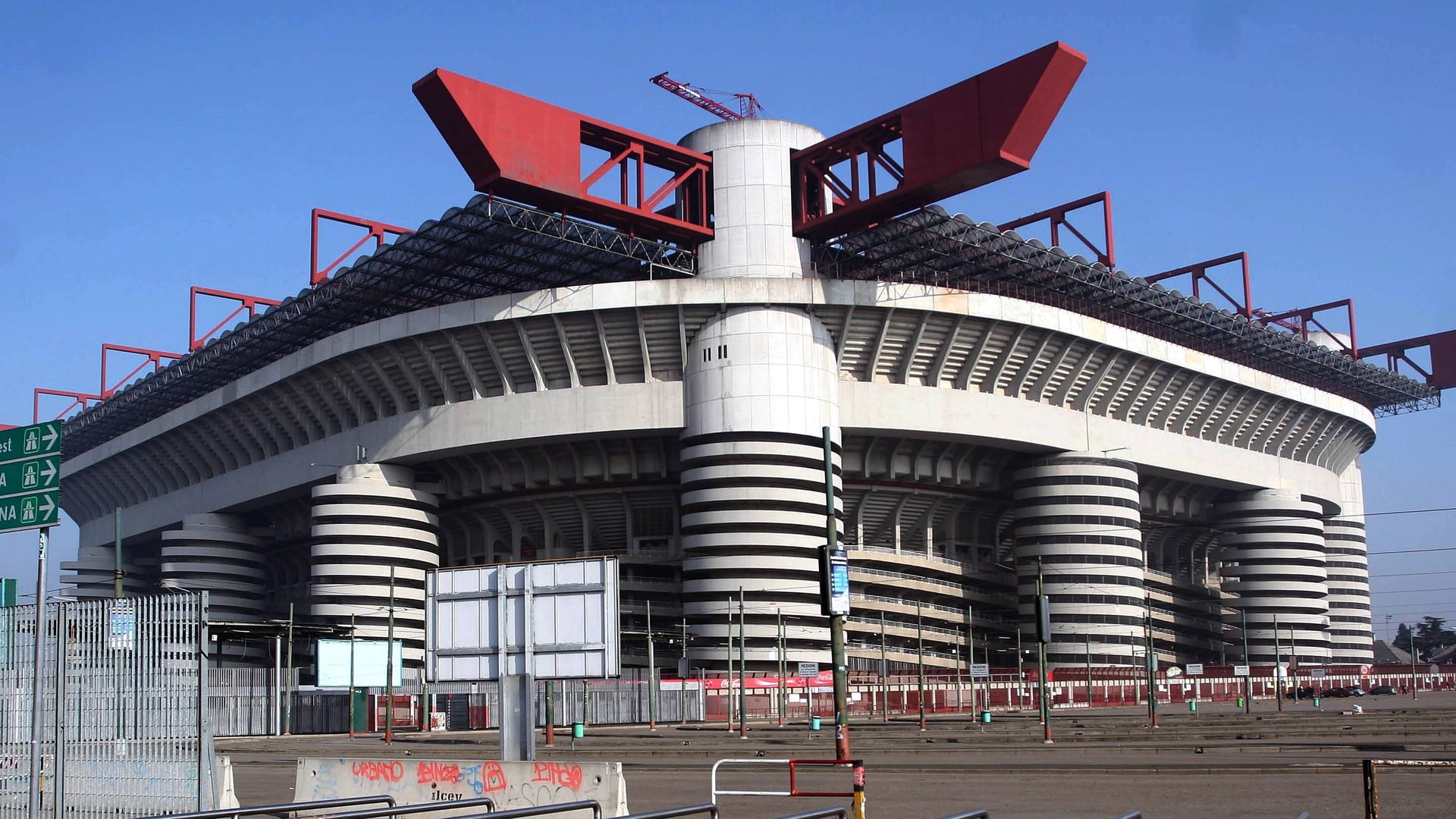 Das Giuseppe-Meazza-Stadion: Hier sollte in drei Jahren das Finale der Königsklasse stattfinden.