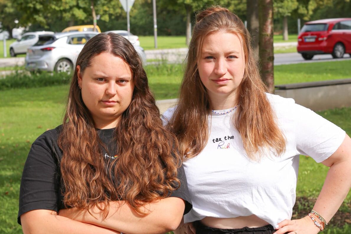 Eva Konen (links) und Katharina Sparrer: Sie geben ihre Ämter als Sprecherinnen bei der Grünen Jugend auf.