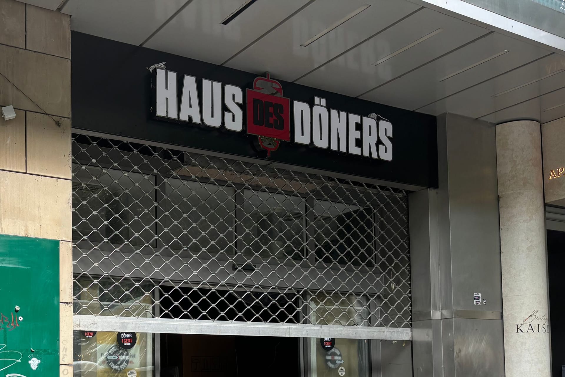 Schon bald eröffnet "Haus des Döners" in der Kaiserstraße im Frankfurter Bahnhofsviertel.