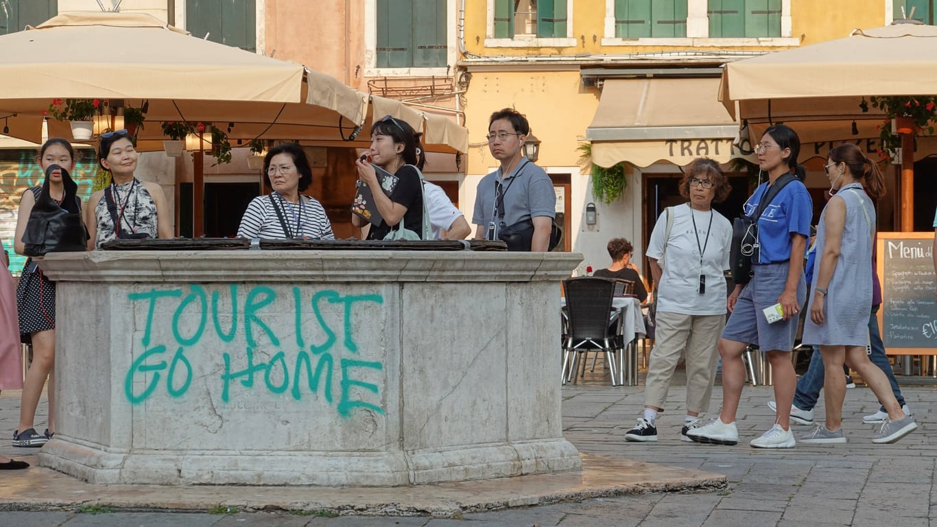 Massentourismus in Venedig: Anwohner sind frustriert.