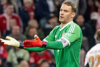 Manuel Neuer im Spiel gegen Bayer Leverkusen: Der Weltmeister von 2014 ist im Sommer aus der Nationalmannschaft zurückgetreten.