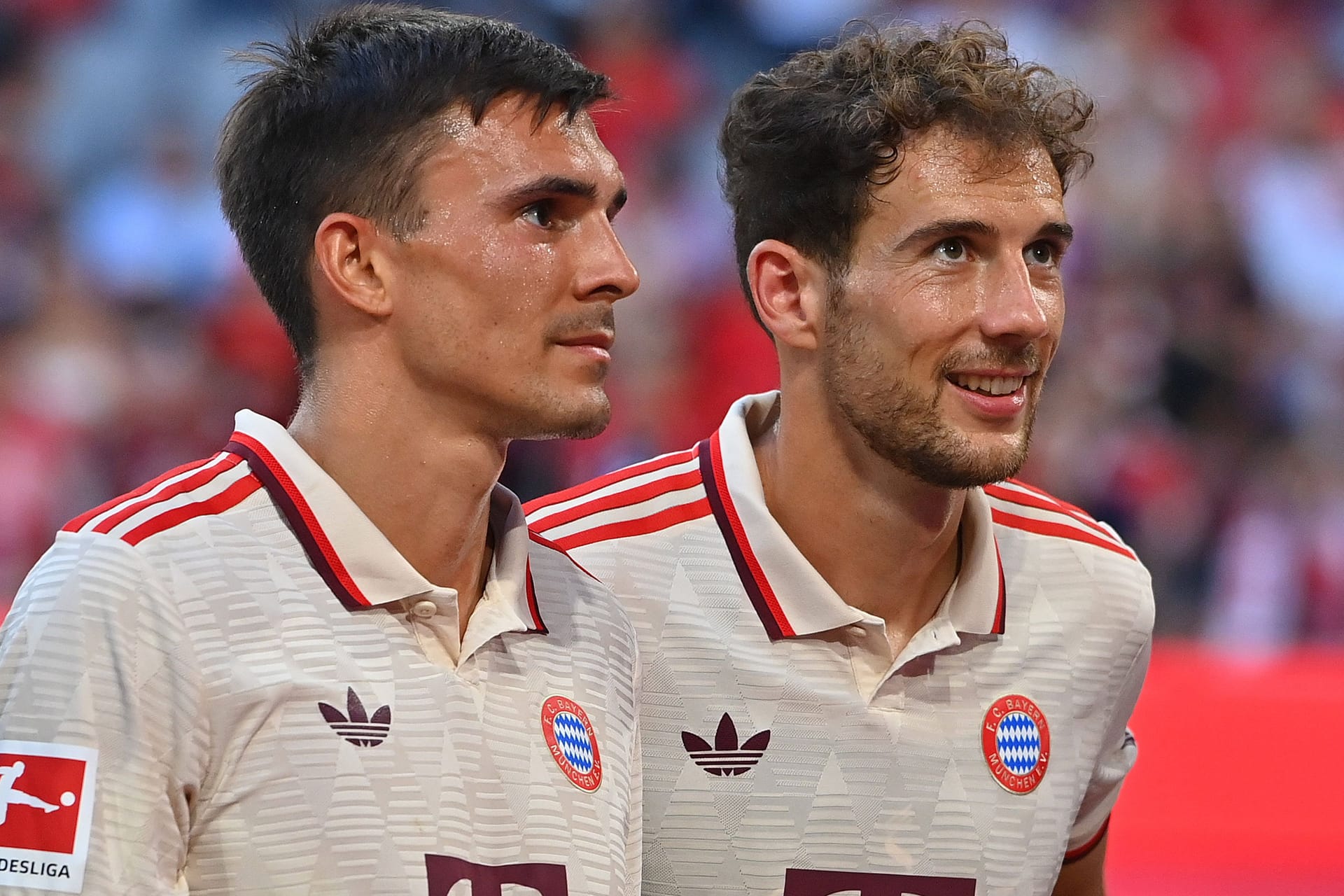 João Palhinha und Leon Goretzka: Der Portugiese und der Nationalspieler sind beim FC Bayern momentan nur Ersatz.