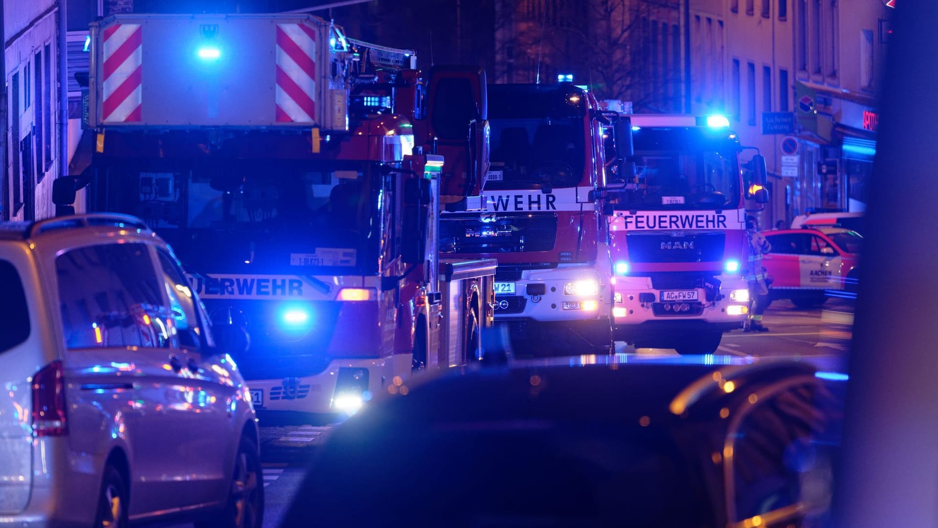 Feuer in Aachener Klinik